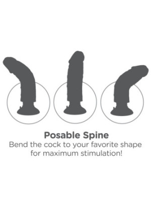 7" Vibrating Cock with Balls